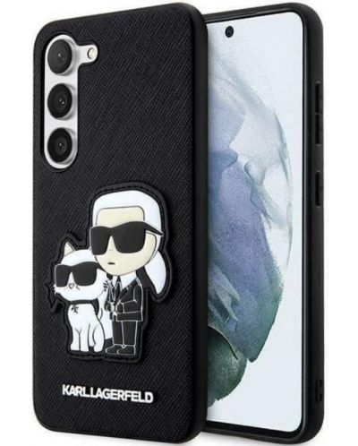 Калъф Karl Lagerfeld - Saffiano K and C, Galaxy S23 Plus, черен - 5